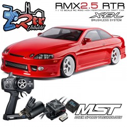 MST RMX 2.5 2WD 1/10 Drift Car RTR - Brushless 2.4G / Jz3 Nissan - Rojo