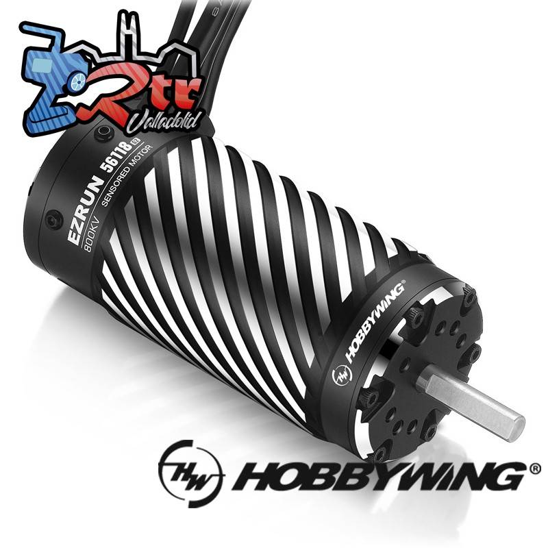 Motor Hobbywing Ezrun SL 56118SD G2 800kV 4pol, 8mm brushless con sensores para 1/5