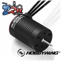 Motor Hobbywing Brushless QuicRun 2435SL 6500kV RED G3 SE Sin sensores eje 2.0mm 1/16