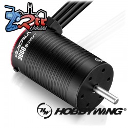 Motor Hobbywing Brushless QuicRun 3660SL G2 3150kV Sin sensores eje 5.0mm 1/10