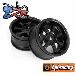 Llantas Rays Gram Lights 57S-PRO negro brillante 3mm Outset Diámetro 26mm Hex 12mm