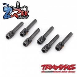 Pasador roscado, 4x18 mm (con bloqueo de rosca) 6 Unidades Traxxas TRA9578