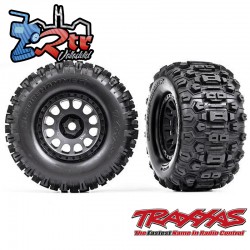 Neumáticos y ruedas, ensamblados, pegados XRT™ Race, neumáticos Sledgehammer negros XRT TRA7876
