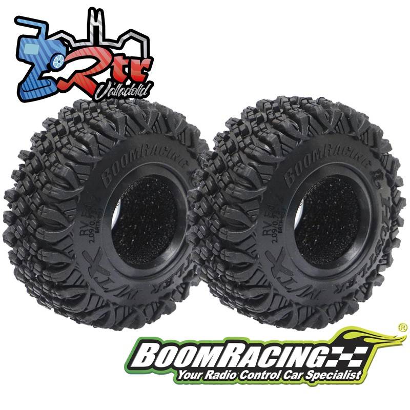 Ruedas BoomRacing Hustler M/T Xtreme Richard Vasquez Edition 1.0" GEKKO Rojo 53x18.7mm Open Cell Foams