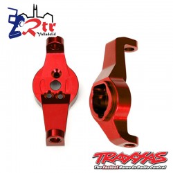 Brazo de dirección cubos en C Aluminio Rojo TRA8232R