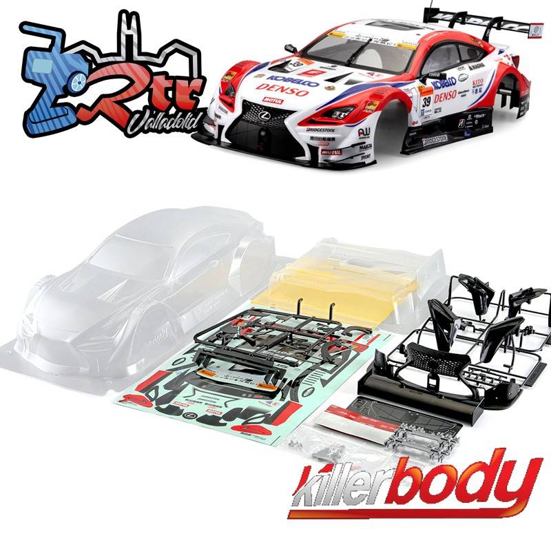 Carrocería Denso Kobelco Sard Lexus RC transparente 190mm Killerbody