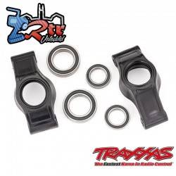 Manguetas traseras izquierda y derecha con rodamientos Traxxas TRA7852X