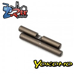 Eje de aluminio del diferencial de engranajes Yokomo BD-500GA