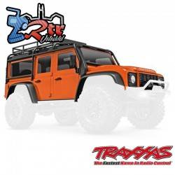 Carrocería TRAXXAS Land Rover Defender Completa Naranja ensamblada TRA9712-ORNG