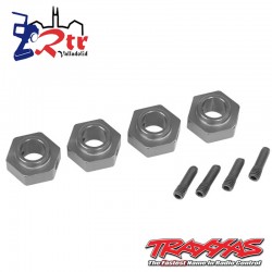 Hexagonos traxxas TRX-4 Gris 12mm TRA8269A