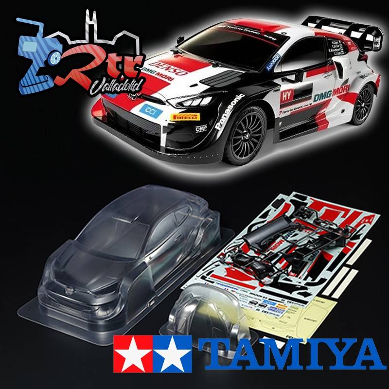 Carrocería TAMIYA Toyota GR Yaris Hybrid WB257 190mm Transparente 1/10 51707