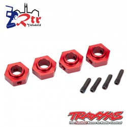 Hexagonos traxxas TRX-4 Rojo12mm TRA8269R