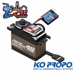 Servo KoPropo RSx4 Power Alu con selector 31,6 kg/0,11 s a 7,4 V