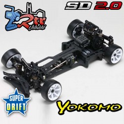 Yokomo Super Drift SD 2.0 2wd 1/10 Kit de montaje Chasis Fibra