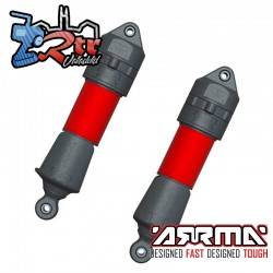 Juego de amortiguadores Diámetro interior de 15 mm Longitud de 104 mm Aceite de 500 cSt arrma ARA330679