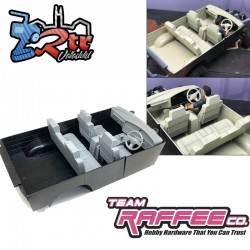 Carrocería TEAM RAFFE Interior 1/10 RC/302243 LC80 TRC/302739