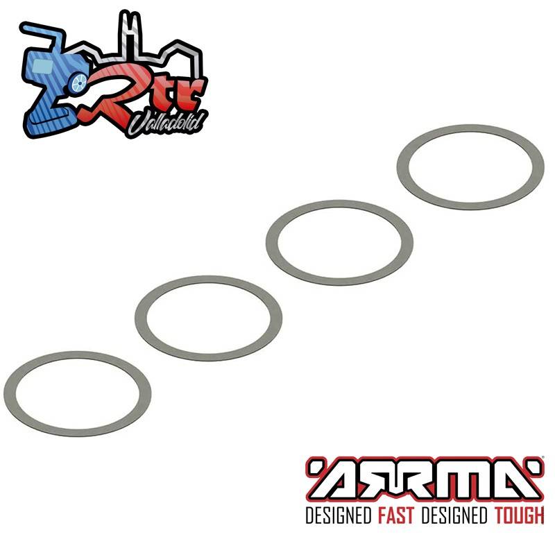 Arandela, 20x24x0,2 mm 4 unidades Arrma ARA709054