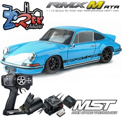 MST RMX M 2WD 1/10 Brushless RS73 Drift Car RTR Azul Claro