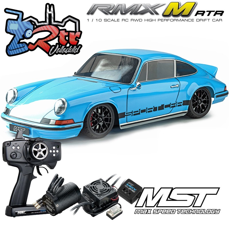 MST RMX M 2WD 1/10 Brushless RS73 Drift Car RTR Azul Claro