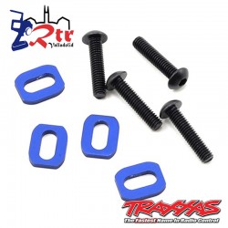 Arandelas, soporte del motor, aluminio opcional opcional Azul TRA7759