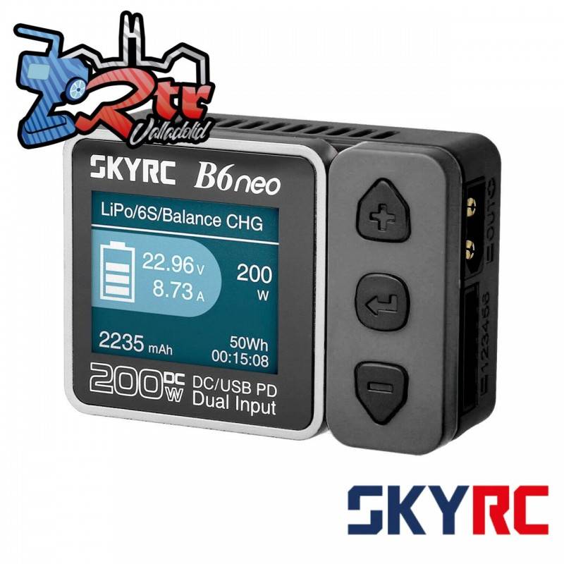 Cargador Lipo Balanceador SkyRC B6neo Smart Charger LiPo 1-6s 10A 200W