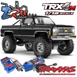 Traxxas TRX-4M 4wd 1/18 Scale & Trail Crawler Chevrolet K10 RTR TQ Negro