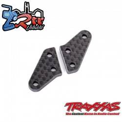 Brazos del bloque de dirección, fibra de carbono Traxxas Sledge® TRA9642
