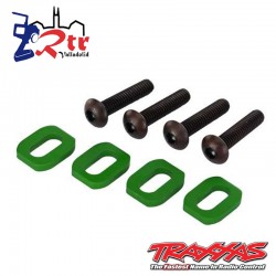 Arandelas, soporte del motor, aluminio opcional opcional Verde TRA7759G