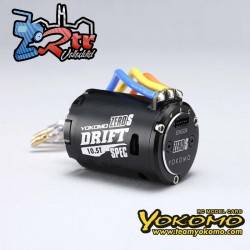 Motor sin escobillas 1/10 Yokomo ZERO-S DRIFT Spec 10.5T Negro