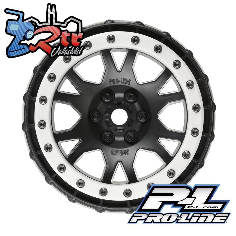 Llantas Proline 1/5 Impulse Pro-Loc delanteras/traseras 24m X-MAXX 2 unidades Negro/Gris PRO276303