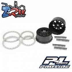 Llantas Proline 1/5 Impulse Pro-Loc delanteras/traseras 24m X-MAXX 2 unidades Negro/Gris PRO276303
