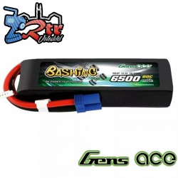 Batería Lipo Gens Ace 6500mAh 11,1V 3S1P 60C conector EC5 Bashing Series