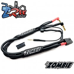 Zombie XT60, cable de carga de 4/5 mm, 2S-Balance, 300 mm, 12 AWG