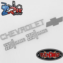 Conjunto de emblemas metálicos RC4WD Chevrolet Blazer Z-S1560