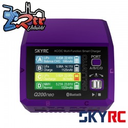 Cargador Balanceador SkyRC Q200 Neo LiPo 1-6s 10A 200W AC 4 Salidas