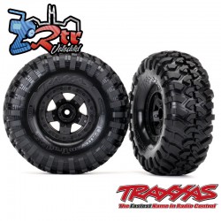 Neumáticos y ruedas, ensamblados y pegados ruedas TRX-4® Sport de 2,2" neumáticos Canyon Trail TRA8181 Negro