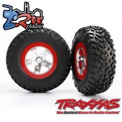 Neumáticos y ruedas ensamblados pegados 12mm SCT Suaves TRA5873R