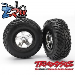 Neumáticos y ruedas ensamblados pegados 12mm SCT TRA5873X