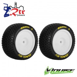 Ruedas 12mm Buggy 1/10 Louise  E-MAGLEV Pegadas Rellenas