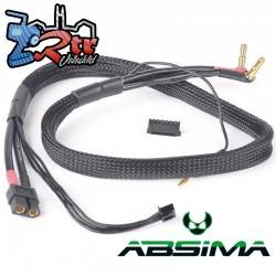 Cable de carga XT60 - 4/5mm gold plug - XH adapter 60cm