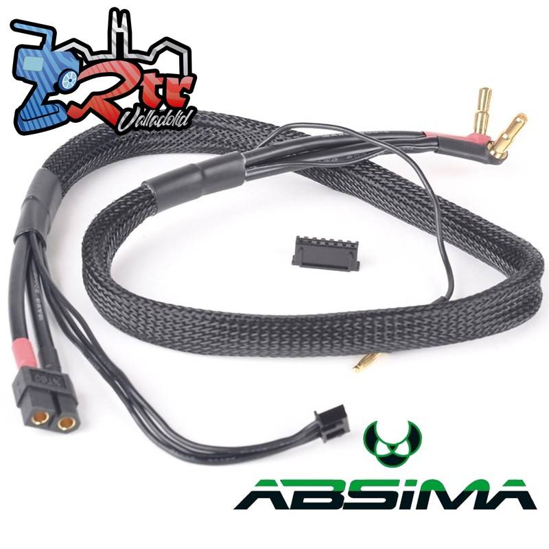 Cable de carga XT60 - 4/5mm gold plug - XH adapter 60cm