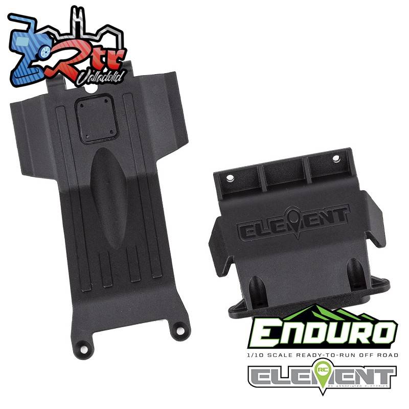 Stainless Steel Center Skid Plate For Element Enduro IFS, Trailrunner, Knightrunner RC