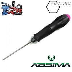 Destornillador llave Allen 2.0 mm de bola ABSIMA