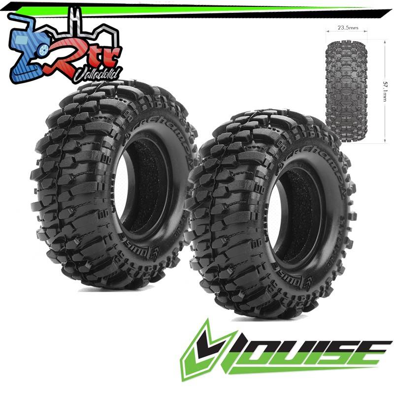 Ruedas Crawler CR-CHAMP 1:18/1:24 súper blandos 1.0 2 unidades LR-T3366VI