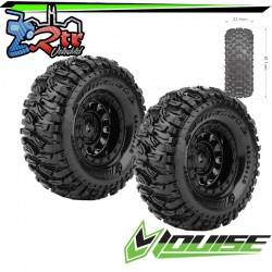Ruedas Crawler CR-MALLET 1:18/1:24 súper blandos 1.0 con llantas hex 7mm 2 unidades LR-T3367VB