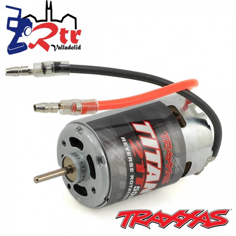 Motor 1/10 Escobillas 550 Traxxas Titan Revero 21t TRA3975R