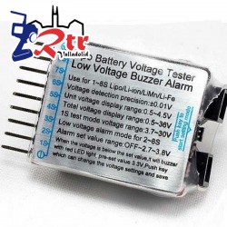 Alarma Lipo Buzzer Medidor de Voltaje 1-8s Avisador Lipo Protección