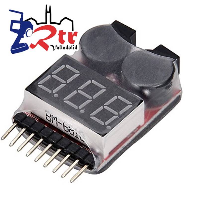 Alarma Lipo Buzzer Medidor de Voltaje 1-8s Avisador Lipo Protección