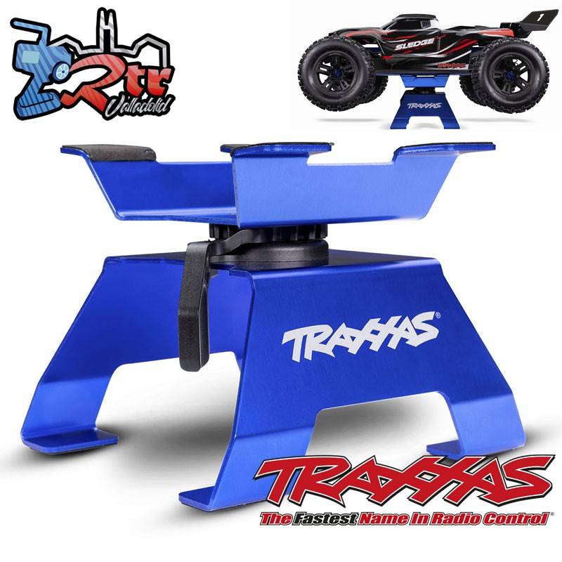 Set Cinghia Batteria In Alluminio Blu GPM Racing Per Traxxas XRT (modello XRT0126A-B). Nuovo. - Foto 5