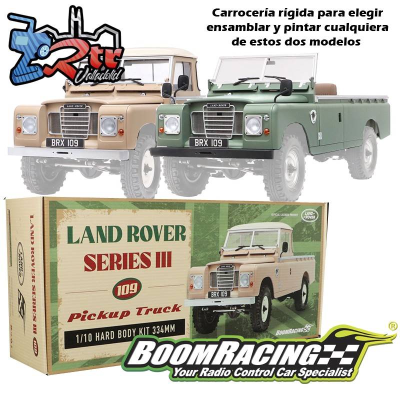 Carrocería TEAM RAFFE Land Rover® Series III 109 1/10  BRX02300